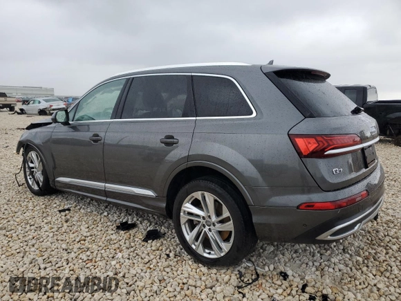 2020 Audi Q7 Prestige with VIN WA1VXAF74LD008654, listed as a Copart auction lot 50490785 with 65,868 mi miles and Salvage title. Bid and sale history available at DreamBid. Image 2.