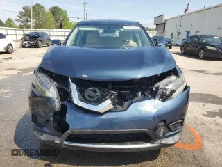 2015 Nissan Rogue SV with VIN KNMAT2MT6FP551478, listed as a Copart auction lot 51217215 with 47,083 mi miles and Salvage Title. Bid and sale history available at DreamBid. Image 5.