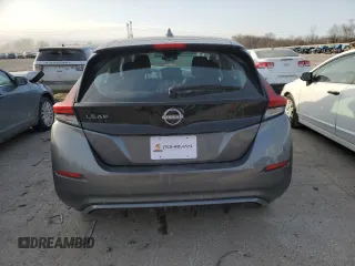 2025 Nissan LEAF S with VIN 1N4AZ1BV0SC563095, listed as a Copart auction lot 45959975 with 669 mi miles and Salvage Title. Bid and sale history available at carsss.com. Image 6.