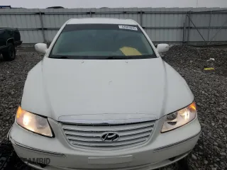 2007 Hyundai Azera SE with VIN KMHFC46F47A171001, listed as a Copart auction lot 43953835 with 217,443 mi miles and Salvage Title. Bid and sale history available at carsss.com. Image 5.