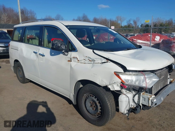 2016 Nissan Quest SL with VIN JN8AE2KP1G9155002, listed as a IAAI auction lot 42051272 with 159,434 mi miles and . Bid and sale history available at DreamBid. Image 1.