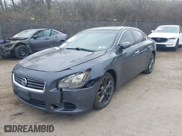 2012 Nissan Maxima S with VIN 1N4AA5AP5CC820819, listed as a IAAI auction lot 41918315 with 166,473 mi miles and . Bid and sale history available at DreamBid. Image 6.