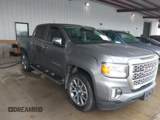 2022 GMC Canyon 2WD Denali with VIN 1GTG5EEN4N1114408, listed as a IAAI auction lot 41908815 with 34,730 mi miles. Bid and sale history available at carsss.com. Image 1.