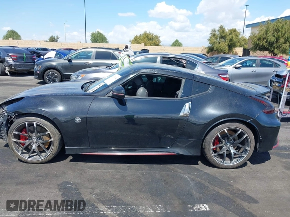 2019 Nissan 370Z Sport Touring with VIN JN1AZ4EH4KM420441, listed as a IAAI auction lot 41937742 with 80,784 mi miles and . Bid and sale history available at DreamBid. Image 15.