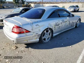 2003 Mercedes-Benz CL-Class 5.0L with VIN WDBPJ75JX3A035552, listed as a Copart auction lot 41872205 with 0 mi miles and Clean Title. Bid and sale history available at carsss.com. Image 3.