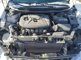 2015 Kia Forte LX with VIN KNAFX4A64F5405545, listed as a Copart auction lot 87821285 with 163,130 mi miles and Salvage Title. Bid and sale history available at DreamBid. Image 11.