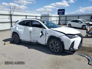 2023 Lexus UX 250h F Sport z VIN JTHB6JBH0P2155693, wystawiony jako Copart lot #56769475 z przebiegiem 61 661 mil mil oraz Szkoda całkowita • Salvage title. Historia ofert i sprzedaży dostępna na DreamBid. Obrazek 4.
