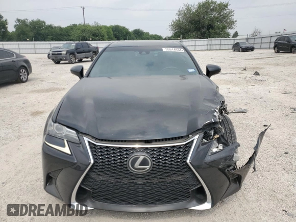 2016 Lexus GS 350 with VIN JTHBZ1BL4GA000114, listed as a Copart auction lot 55514934 with 82,524 mi miles and Salvage Title. Bid and sale history available at carsss.com. Image 5.