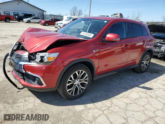 2016 Mitsubishi Outlander Sport 2.4 ES with VIN JA4AR3AW7GZ058332, listed as a Copart auction lot 50318565 with 80,396 mi miles and Salvage Title. Bid and sale history available at carsss.com. Image 1.