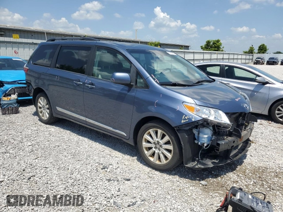 2015 Toyota Sienna Limited with VIN 5TDDK3DC4FS107883, listed as a Copart auction lot 60782825 with 182,574 mi miles and Salvage title. Bid and sale history available at DreamBid. Image 4.