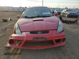 2003 Toyota Celica GT with VIN JTDDR32T730166231, listed as a Copart auction lot 74441834 with 187,022 mi miles and Salvage Title. Bid and sale history available at carsss.com. Image 5.