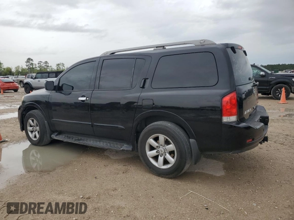 2011 Nissan Armada SV with VIN 5N1BA0ND6BN606602, listed as a Copart auction lot 50801765 with 198,994 mi miles and Salvage Title. Bid and sale history available at DreamBid. Image 2.