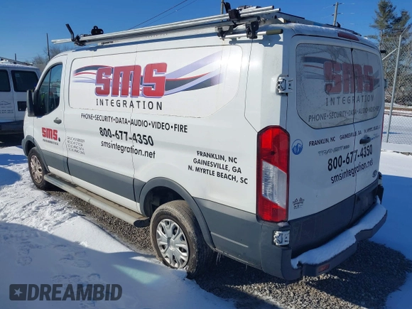 2016 Ford Transit Cargo with VIN 1FTYR1ZM6GKA70265, listed as a IAAI auction lot 41209043 with 156,112 mi miles and . Bid and sale history available at DreamBid. Image 3.