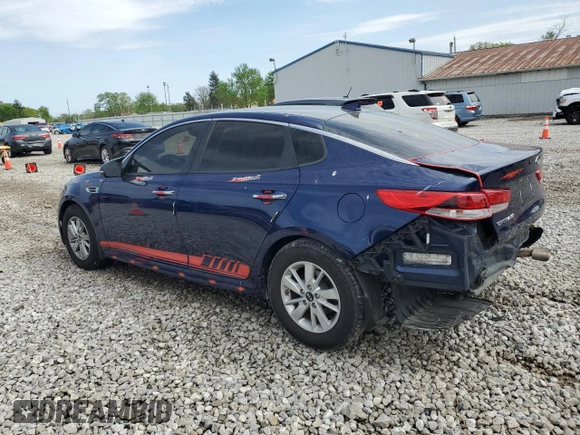 2017 Kia Optima LX with VIN 5XXGT4L35HG177799, listed as a Copart auction lot 54935045 with 92,216 mi miles and Salvage Title. Bid and sale history available at DreamBid. Image 2.