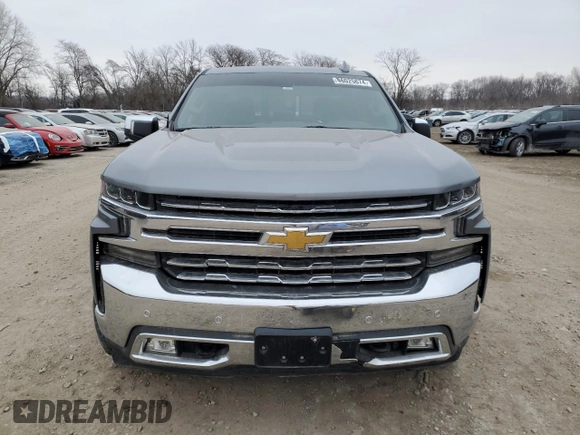 2021 Chevrolet Silverado 1500 LTZ with VIN 1GCUYGET5MZ135627, listed as a Copart auction lot 46025674 with Not Provided miles and Salvage Title. Bid and sale history available at DreamBid. Image 5.