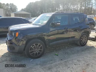 2016 Jeep Renegade Latitude with VIN ZACCJBBT7GPD24726, listed as a Copart auction lot 49718445 with 84,819 mi miles and Salvage Title. Bid and sale history available at carsss.com. Image 1.
