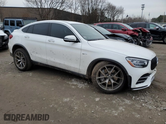 2021 Mercedes-Benz GLC with VIN W1N0J6EB1MF888716, listed as a Copart auction lot 78677143 with 46,358 mi miles. Bid and sale history available at carsss.com. Image 4.