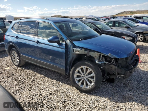 2018 Volkswagen Tiguan S z VIN 3VV0B7AXXJM092765, wystawiony jako Copart lot #57324885 z przebiegiem 156 441 mil mil oraz Szkoda całkowita • Salvage title. Historia ofert i sprzedaży dostępna na DreamBid. Obrazek 4.