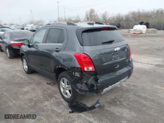 2016 Chevrolet Trax LT with VIN 3GNCJPSB0GL233897, listed as a IAAI auction lot 41936662 with 91,672 mi miles. Bid and sale history available at carsss.com. Image 3.