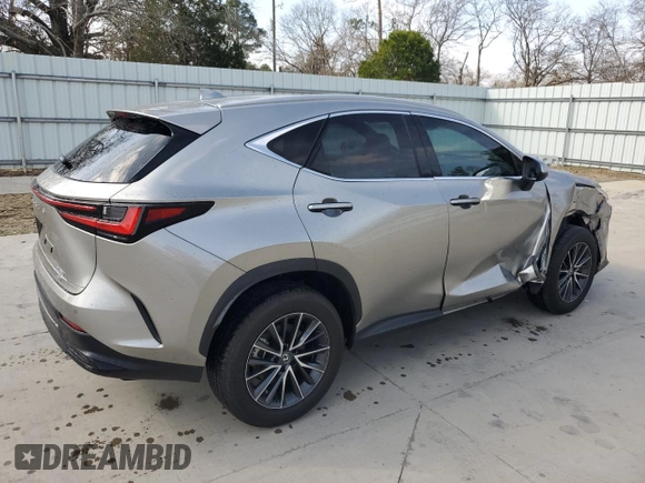 2023 Lexus NX with VIN 2T2GGCEZ5PC025684, listed as a Copart auction lot 43473345 with 4,155 mi miles and Salvage Title. Bid and sale history available at carsss.com. Image 3.