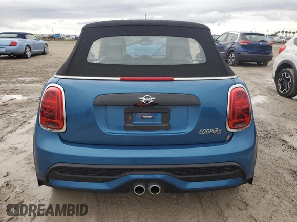 2023 MINI Convertible Cooper S с VIN WMW43DL09P3R05368, выставлен на аукционе Copart как лот 74806464 с пробегом Не указан миль и На запчасти • Non repairable. История ставок и продаж доступна на DreamBid. Изображение 6.