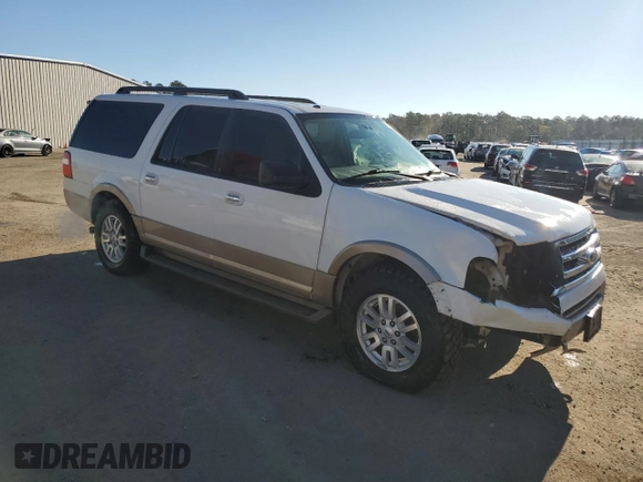 2014 Ford Expedition EL XLT with VIN 1FMJK1J55EEF48208, listed as a Copart auction lot 81636764 with 223,839 mi miles and Salvage Title. Bid and sale history available at carsss.com. Image 4.