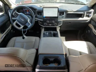 2023 Ford Expedition Max XLT с VIN 1FMJK1J86PEA47731, выставлен на аукционе Copart как лот 55151635 с пробегом 26 210 миль миль и Списание • Salvage title. История ставок и продаж доступна на DreamBid. Изображение 8.