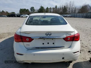 2015 Infiniti Q50 Premium with VIN JN1BV7AR7FM402165, listed as a Copart auction lot 53244085 with 83,519 mi miles and Clean title. Bid and sale history available at DreamBid. Image 6.