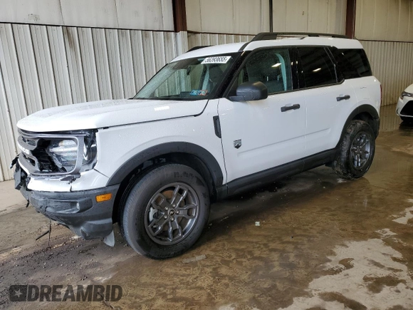 2023 Ford Bronco Sport Big Bend with VIN 3FMCR9B60PRD49397, listed as a Copart auction lot 56393655 with 10,069 mi miles and Salvage title. Bid and sale history available at DreamBid. Image 1.