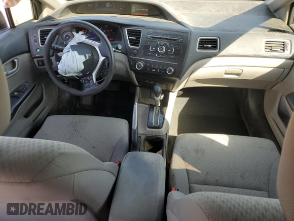 2015 Honda Civic Sedan LX with VIN 19XFB2F55FE262213, listed as a Copart auction lot 52417925 with 154,763 mi miles and Salvage Title. Bid and sale history available at carsss.com. Image 8.