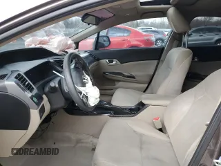 2012 Honda Civic EX with VIN 19XFB2F80CE053287, listed as a Copart auction lot 53332085 with 137,445 mi miles and Salvage Title. Bid and sale history available at DreamBid. Image 7.