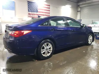 2011 Hyundai Sonata GLS with VIN 5NPEB4AC8BH146040, listed as a Copart auction lot 49988575 with 128,753 mi miles and Salvage Title. Bid and sale history available at carsss.com. Image 3.