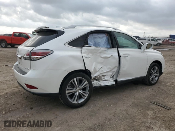 2015 Lexus RX 350 with VIN 2T2ZK1BA6FC194153, listed as a Copart auction lot 55040365 with 30,838 mi miles and Salvage Title. Bid and sale history available at carsss.com. Image 3.