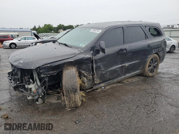 2012 Dodge Durango R/T with VIN 1C4SDJCT2CC104470, listed as a Copart auction lot 58360745 with 134,361 mi miles and Salvage title. Bid and sale history available at DreamBid. Image 1.