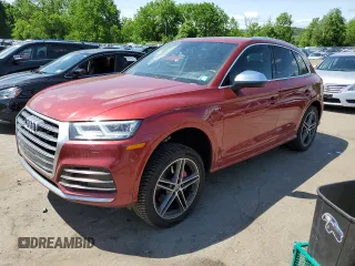 2018 Audi SQ5 Premium Plus with VIN WA1A4AFY5J2102468, listed as a Copart auction lot 56476584 with 60,139 mi miles and Salvage Title. Bid and sale history available at DreamBid. Image 1.