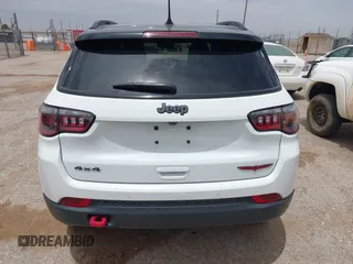 2023 Jeep Compass Trailhawk with VIN 3C4NJDDN3PT544408, listed as a IAAI auction lot 42253800 with 53,105 mi miles and . Bid and sale history available at DreamBid. Image 16.