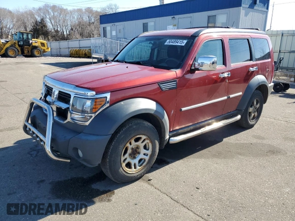 2007 Dodge Nitro SXT with VIN 1D8GU28K37W589333, listed as a Copart auction lot 50489415 with 210,797 mi miles and Salvage Title. Bid and sale history available at DreamBid. Image 1.