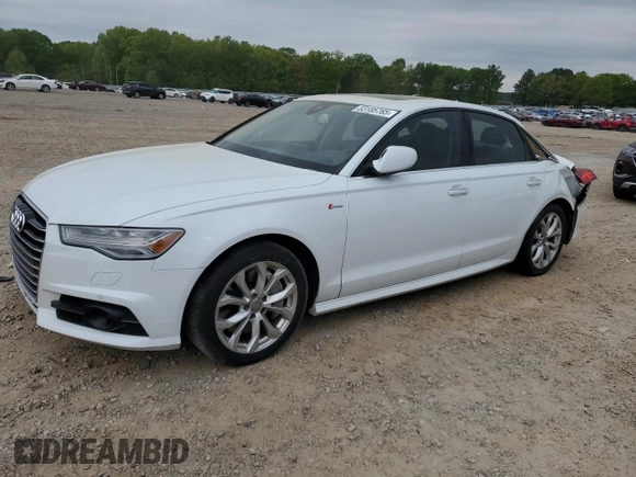 2017 Audi A6 Prestige z VIN WAUH2AFC5HN004965, wystawiony jako Copart lot #53185765 z przebiegiem Nie podano mil oraz Szkoda całkowita • Salvage title. Historia ofert i sprzedaży dostępna na DreamBid. Obrazek 1.