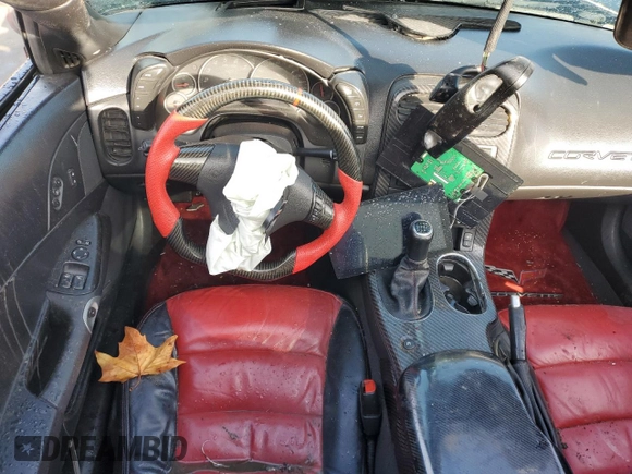 2008 Chevrolet Corvette with VIN 1G1YY26W485107420, listed as a Copart auction lot 84562374 with 0 mi miles and Salvage Title. Bid and sale history available at carsss.com. Image 8.