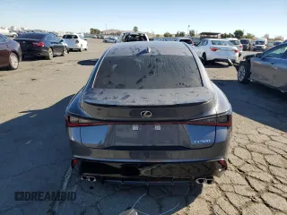 2024 Lexus IS with VIN JTHAP1D20R5005277, listed as a Copart auction lot 79099864 with 6,297 mi miles and Salvage Title. Bid and sale history available at carsss.com. Image 6.