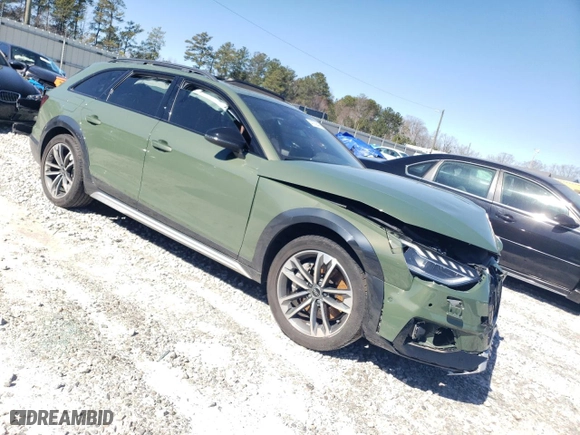 2023 Audi A4 allroad Prestige with VIN WA19ABF46PA054086, listed as a Copart auction lot 46488925 with 20,609 mi miles and Salvage Title. Bid and sale history available at carsss.com. Image 4.