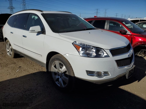 2009 Chevrolet Traverse LTZ with VIN 1GNEV33D89S180568, listed as a Copart auction lot 89257875 with 116,940 mi miles and Salvage Title. Bid and sale history available at carsss.com. Image 4.