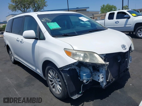 2011 Toyota Sienna XLE AAS с VIN 5TDYK3DC1BS040347, выставлен на аукционе IAAI как лот 42348755 с пробегом 184 609 миль миль и . История ставок и продаж доступна на DreamBid. Изображение 1.