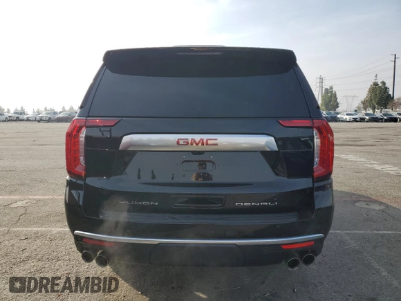 2023 GMC Yukon Denali with VIN 1GKS2DKLXPR533906, listed as a Copart auction lot 43274954 with 658 mi miles. Bid and sale history available at carsss.com. Image 6.