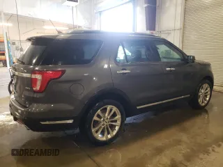 2018 Ford Explorer Limited with VIN 1FM5K8F85JGA12726, listed as a Copart auction lot 59895925 with 199,422 mi miles and Salvage title. Bid and sale history available at DreamBid. Image 3.