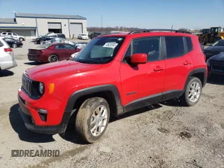 2020 Jeep Renegade Latitude z VIN ZACNJBBB6LPL71835, wystawiony jako Copart lot #46635595 z przebiegiem 27 522 mil mil oraz Szkoda całkowita • Salvage title. Historia ofert i sprzedaży dostępna na DreamBid. Obrazek 1.