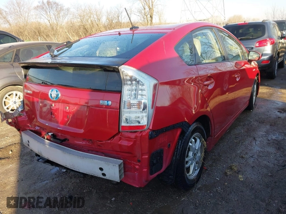 2010 Toyota Prius II with VIN JTDKN3DU7A0119223, listed as a IAAI auction lot 41750398 with 222,668 mi miles and . Bid and sale history available at DreamBid. Image 4.