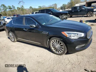 2016 Kia K900 Luxury with VIN KNALW4D46G6032018, listed as a Copart auction lot 40553364 with 0 mi miles and Salvage Title. Bid and sale history available at carsss.com. Image 4.
