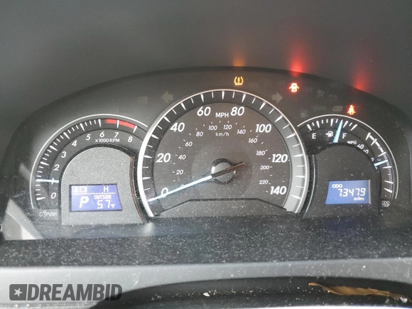 2013 Toyota Camry L with VIN 4T1BF1FK6DU248561, listed as a Copart auction lot 49882645 with 73,479 mi miles and Salvage Title. Bid and sale history available at carsss.com. Image 9.