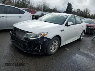 2019 Kia Optima LX with VIN 5XXGT4L39KG282367, listed as a Copart auction lot 45424855 with 71,498 mi miles and Salvage title. Bid and sale history available at DreamBid. Image 1.